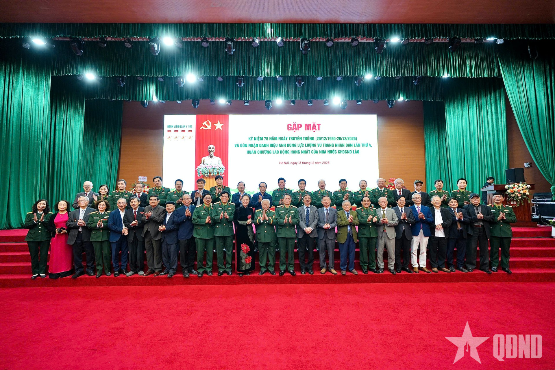 Bệnh viện Quân y 103 gặp mặt kỷ niệm 75 năm Ngày truyền thống